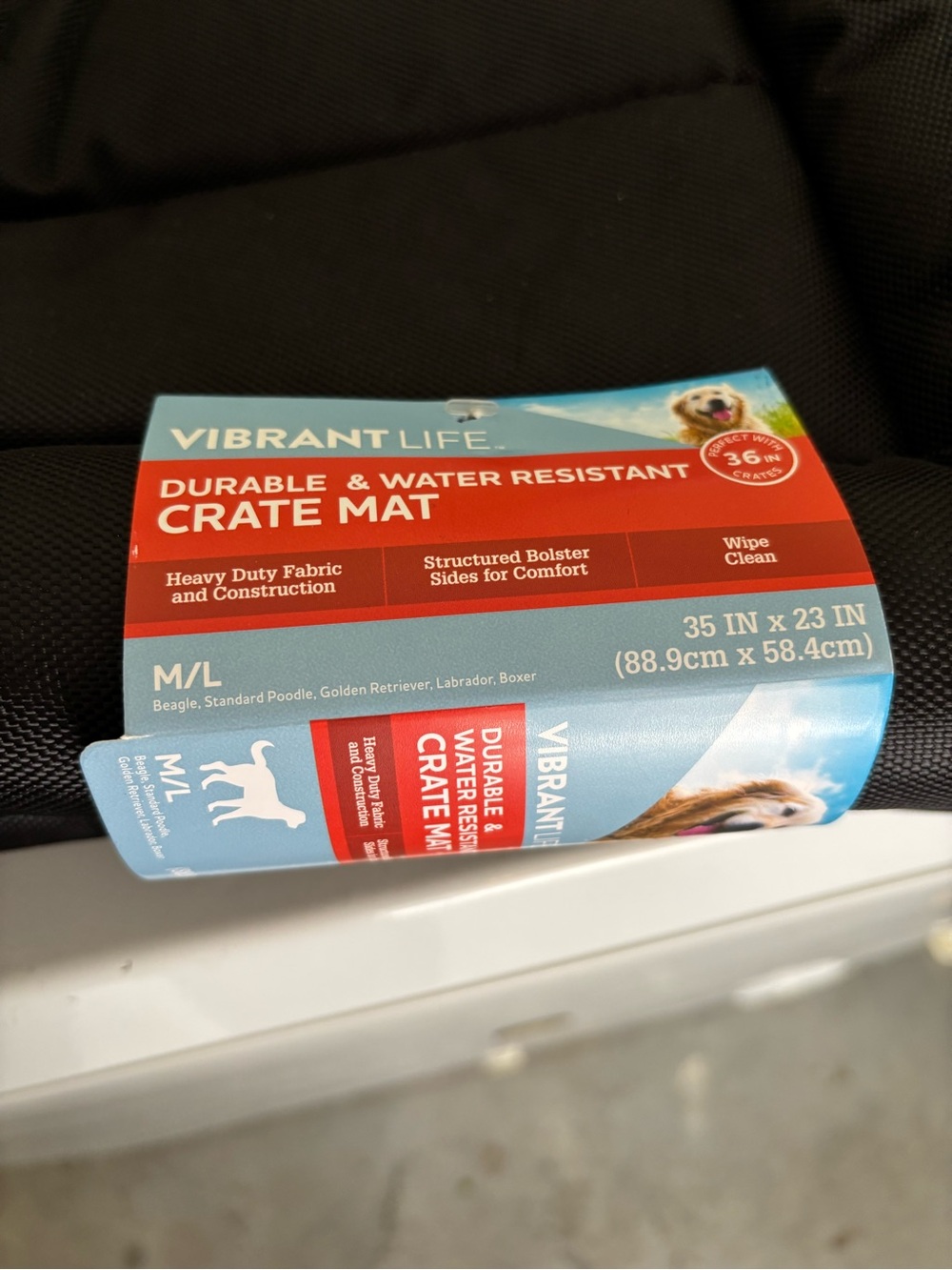 Vibrant Durable & Water Resistant Crate Mat - Black - Picture 3 of 3